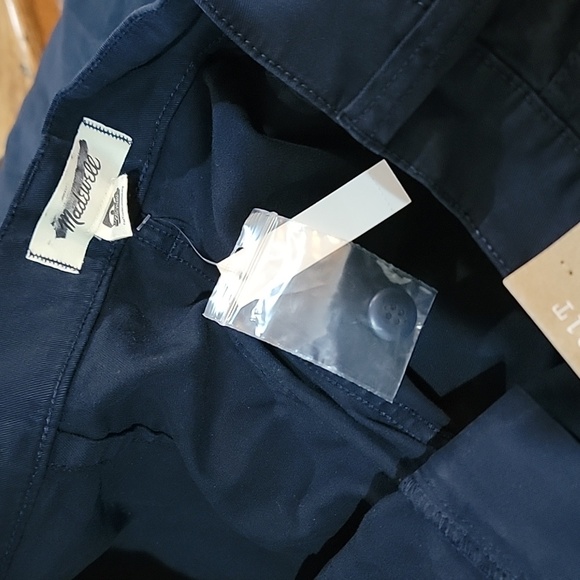 Madewell Emmett Wide-leg pants Navy size 31 Tall - Picture 5 of 5